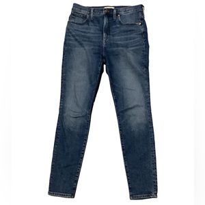 Madewell 11" High-Rise Skinny Jeans in Longridge Wash Size 30